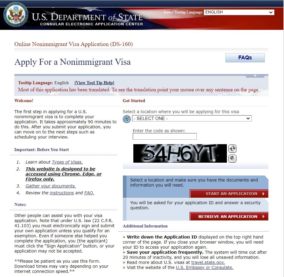 Los 6 pasos para solicitar la visa americana